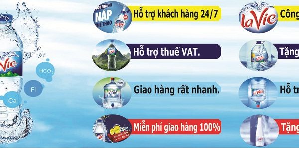 Đại lý nước khoáng LaVie quận Phú Nhuận – Dịch vụ giao nhanh miễn phí