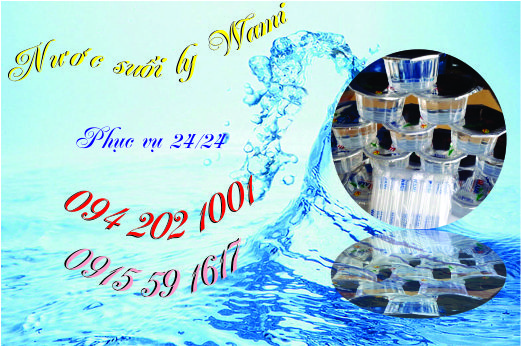 Nước suối ly Wami 110ml, 160ml