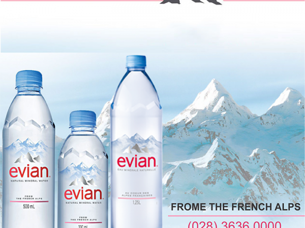 Nước khoáng Evian có tốt không? Ở đâu bán nước suối Evian