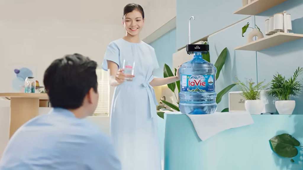 kho chứa nước khoáng LaVie chính hãng tại đại lý phân phối Nước khoáng LaVie